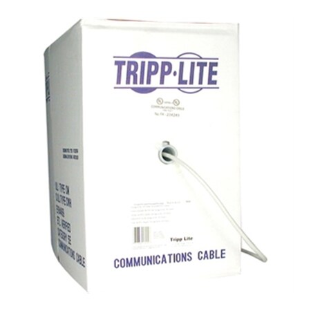 Tripp Lite Cat5e 350MHz Bulk Outdoor-Rated Solid-core PVC Cable - Gray(N028-01K-GY)